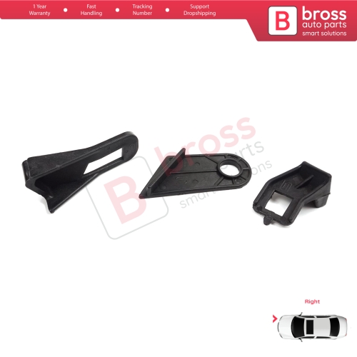 Right Side Headlight Holder Mount Repair Bracket Tab Set for Fiat Abarth Grande Punto MK3 199 2005-2013 89101373DX
