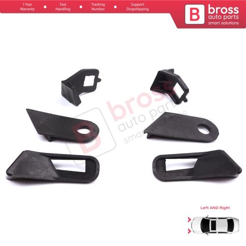 Headlight Holder Mount Repair Bracket Tab Left Right Side Set for Fiat Abarth Grande Punto MK3 199 2005-2013 89101372SX 89101373DX