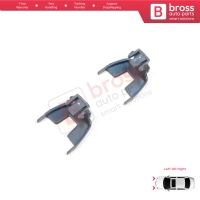 2 Pieces Headlight Daytime Running Angel Eye Light Mount Holder Bracket for BMW 5 Series F10 F11 F18 LCI 2009-2017 63117343911 63117343912