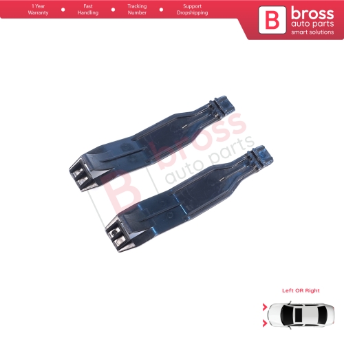 2 Pieces Headlight Holder Mount Repair Bracket Tab Set for Ford Focus MK2 C307 2004-2007 Pre-Facelift C-Max DM2 2003–2007 1324270