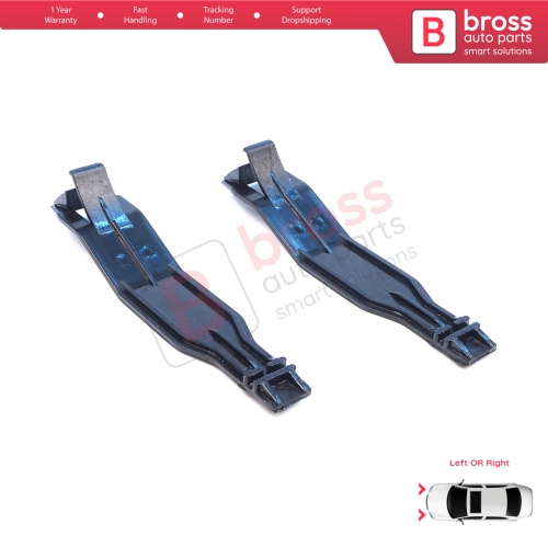 2 Pieces Headlight Holder Mount Repair Bracket Tab Set for Ford Focus MK2 C307 2004-2007 Pre-Facelift C-Max DM2 2003–2007 1324270