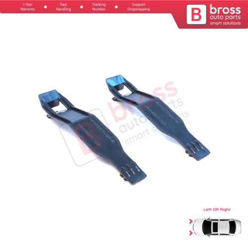 2 Pieces Headlight Holder Mount Repair Bracket Tab Set for Ford Focus MK2 C307 2004-2007 Pre-Facelift C-Max DM2 2003–2007 1324270