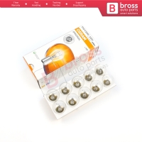 10-Piece Pack OSRAM 7528 21/5 W 12 V BAY15d ORIGINAL Series Bulbs with Metal Base
