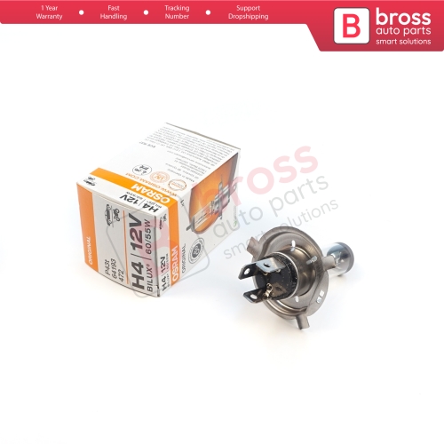 1 Piece OSRAM ORIGINAL 64193 12V 60/55W H4 P43t Halogen Bulb for Headlight Low-Beam High-Beam Fog Lamp