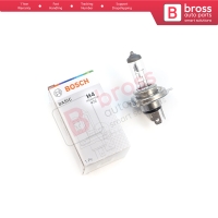 1 Piece BOSCH BASIC 1 987 302 803 12V 60/55W H4 Halogen Bulb for Headlight Low-Beam High-Beam Fog Lamp