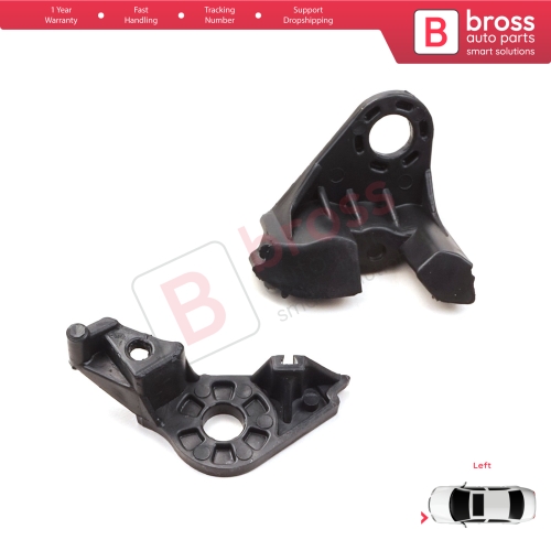 Headlight Holder Mount Repair Bracket Tab Set Left Side for Citroen C4 MK1 LC Coupe MK1 THE 2004-2010 621283
