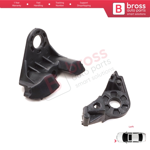 Headlight Holder Mount Repair Bracket Tab Set Left Side for Citroen C4 MK1 LC Coupe MK1 THE 2004-2010 621283