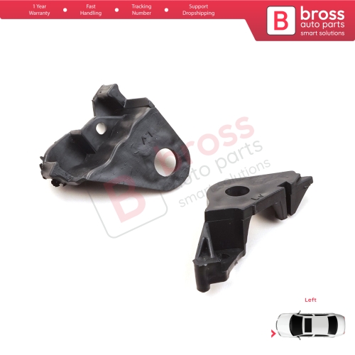 Headlight repair Kit Bracket Mount Clips Left Side 621284 for Citroen C4 MK1