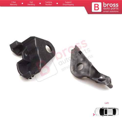 Headlight repair Kit Bracket Mount Clips Left Side 621284 for Citroen C4 MK1