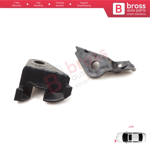 Headlight Holder Mount Repair Bracket Tab Set Left Side for Citroen C4 MK1 LC Coupe MK1 THE 2004-2010 621283