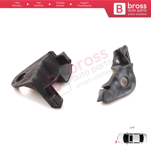 Headlight repair Kit Bracket Mount Clips Left Side 621284 for Citroen C4 MK1