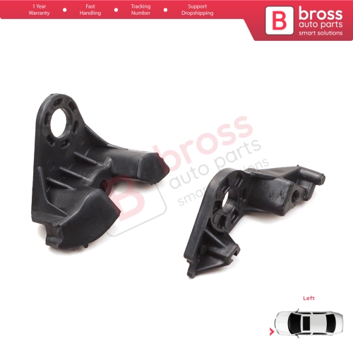 Headlight repair Kit Bracket Mount Clips Left Side 621284 for Citroen C4 MK1