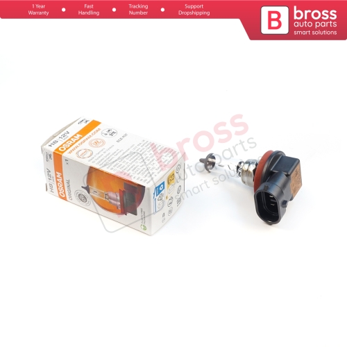 1 Piece OSRAM ORIGINAL 64212 H8 12V 35W PGJ19-1 Halogen Bulb for Headlight Fog Lamp High Beam Spotlight