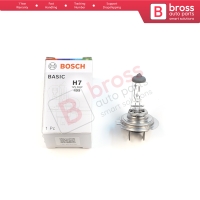 1 Piece BOSCH BASIC 1 987 302 804 H7 12V 55W PX26d Halogen Bulb for Headlight Low-Beam High-Beam Fog Lamp