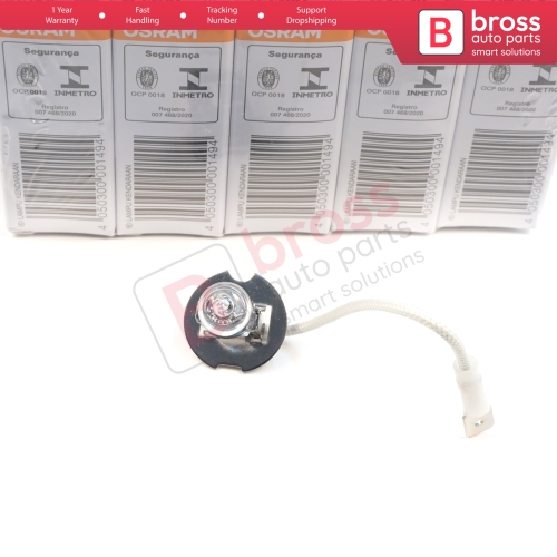 10 Pieces OSRAM ORIGINAL 64151 H3 12V 55W PK22s Halogen Bulb for Fog Trailer Off-Road Headlight Lamp
