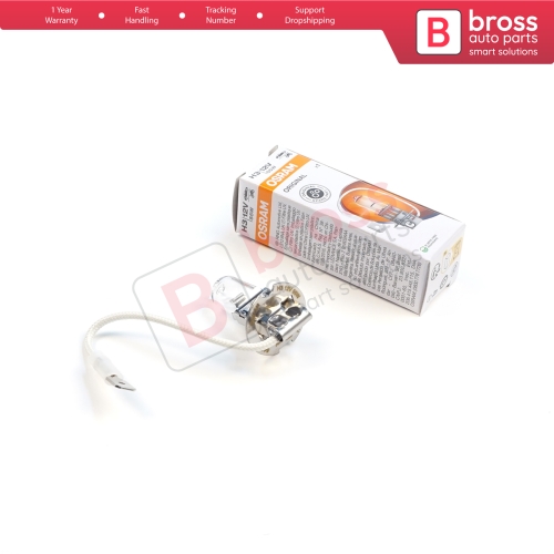1 Piece OSRAM ORIGINAL 64151 H3 12V 55W PK22s Halogen Bulb for Fog Trailer Off-Road Headlight Lamp