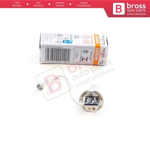 1 Piece OSRAM ORIGINAL 64151 H3 12V 55W PK22s Halogen Bulb for Fog Trailer Off-Road Headlight Lamp