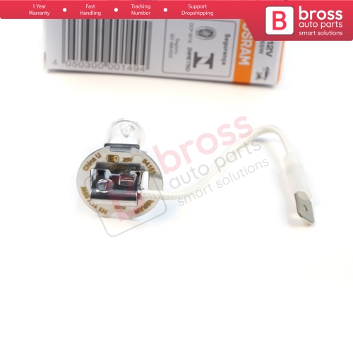 1 Piece OSRAM ORIGINAL 64151 H3 12V 55W PK22s Halogen Bulb for Fog Trailer Off-Road Headlight Lamp