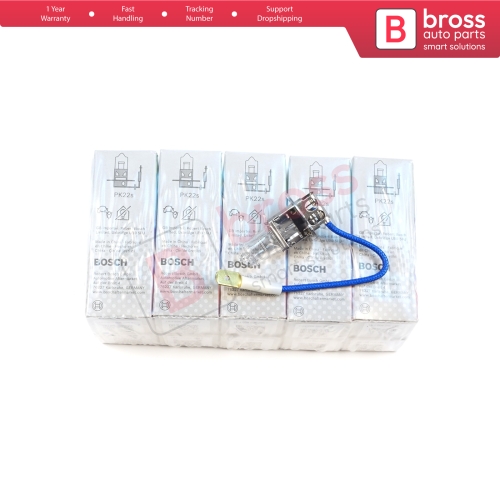 10 Pieces BOSCH ECO 1 987 302 802 H3 12V 55W PK22s H3 Halogen Bulb for Fog Trailer Off-Road Headlight Lamp