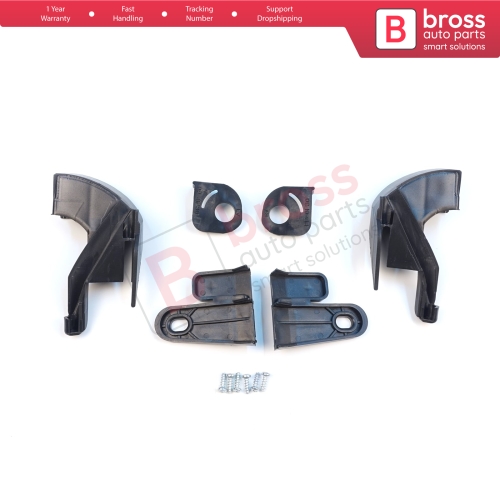 Headlight Holder Mount Repair Bracket Tab Set Left Right Side for Fiat Fiorino MK3 225 Citroen Nemo Peugeot Bipper 2007-2020 6212F4 6212F3