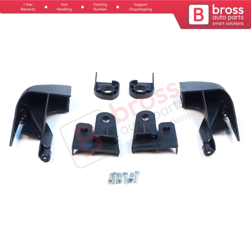 Headlight Holder Mount Repair Bracket Tab Set Left Right Side for Fiat Fiorino MK3 225 Citroen Nemo Peugeot Bipper 2007-2020 6212F4 6212F3