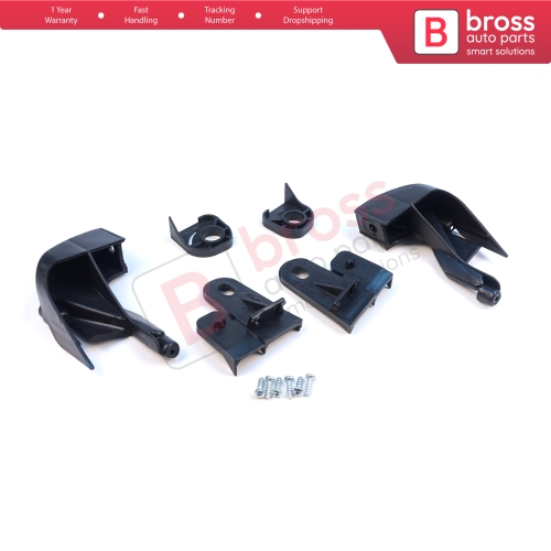 Headlight Holder Mount Repair Bracket Tab Set Left Right Side for Fiat Fiorino MK3 225 Citroen Nemo Peugeot Bipper 2007-2020 6212F4 6212F3