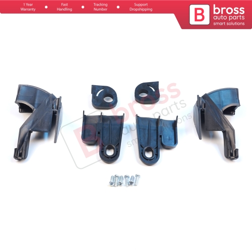 Headlight Holder Mount Repair Bracket Tab Set Left Right Side for Fiat Fiorino MK3 225 Citroen Nemo Peugeot Bipper 2007-2020 6212F4 6212F3