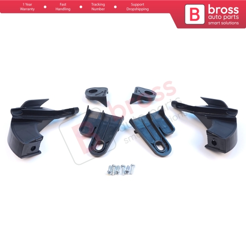 Headlight Holder Mount Repair Bracket Tab Set Left Right Side for Fiat Fiorino MK3 225 Citroen Nemo Peugeot Bipper 2007-2020 6212F4 6212F3