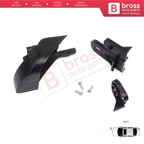 Headlight Holder Mount Repair Bracket Tab Set Right Side for Fiat Fiorino 225 MK3 Citroen Nemo Peugeot Bipper 2007-2020 6212F3