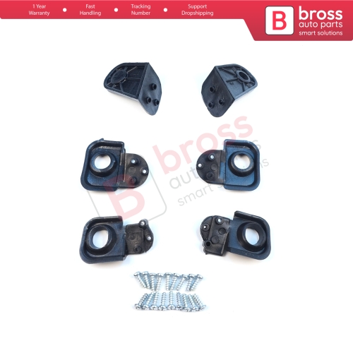 Headlight Holder Mount Repair Bracket Tab Set Left Right Side for Fiat Doblo Box MPV 119 223 2005-2010