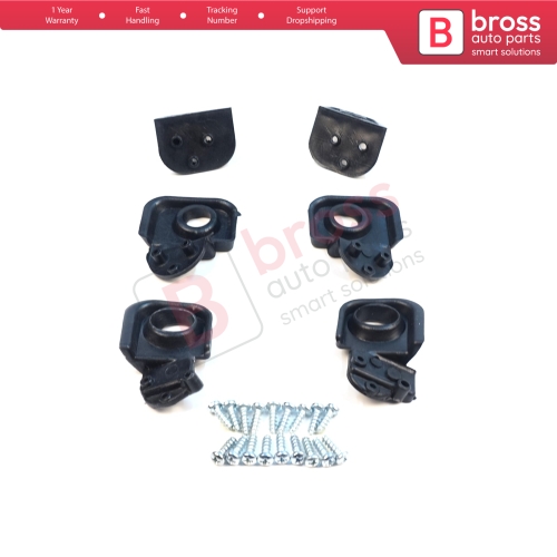 Headlight Holder Mount Repair Bracket Tab Set Left Right Side for Fiat Doblo Box MPV 119 223 2005-2010