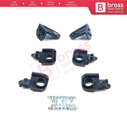 Headlight Holder Mount Repair Bracket Tab Set Left Right Side for Fiat Doblo Box MPV 119 223 2005-2010