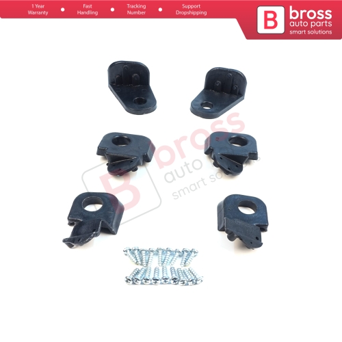 Headlight Holder Mount Repair Bracket Tab Set Left Right Side for Fiat Doblo Box MPV 119 223 2005-2010
