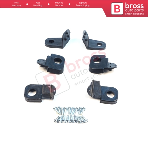 Headlight Holder Mount Repair Bracket Tab Set Left Right Side for Fiat Doblo Box MPV 119 223 2005-2010