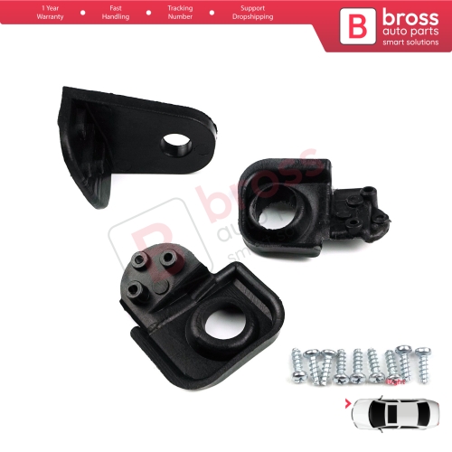 Headlight Holder Mount Repair Bracket Tab Set Right Side for Fiat Doblo Box MPV 119 223 2005-2010