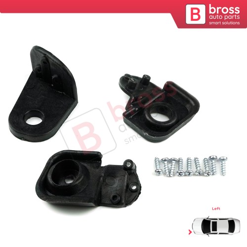 Headlight Holder Mount Repair Bracket Tab Set Left Side for Fiat Doblo Box MPV 119 223 2005-2010
