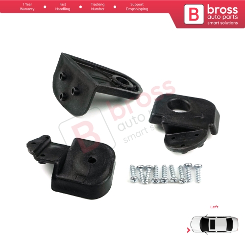 Headlight Holder Mount Repair Bracket Tab Set Left Side for Fiat Doblo Box MPV 119 223 2005-2010