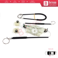 Manual Window Regulator Repair Set Front Left for Skoda Fabia MK1 1999-2008 4/5 Door Praktik Van 6Y0837655
