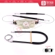 Manual Window Regulator Repair Set Front Right for Skoda Fabia MK1 1999-2008 4/5 Door Praktik Van 6Y0837656