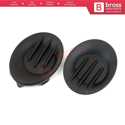 Front Bumper Fog Lamp Cover Plug Set 263362039R 263310354R for Renault Megane 3 Fluence