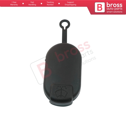 Windshield Washer Fluid Bottle Tank Black Rubber Cap 7700411279 7700812930 for Renault Dacia