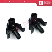 2 Pieces Windscreen Washer Jet Nozzle Left Right Set 51759137 For Fiat Punto Grande Evo Abarth 199 2005-2018