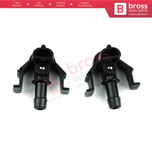 2 Pieces Windscreen Washer Jet Nozzle Left Right Set 51759137 For Fiat Punto Grande Evo Abarth 199 2005-2018