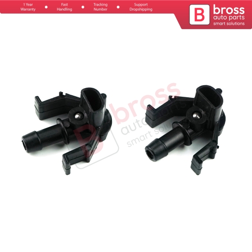 2 Pieces Windscreen Washer Jet Nozzle Left Right Set 51759137 For Fiat Punto Grande Evo Abarth 199 2005-2018