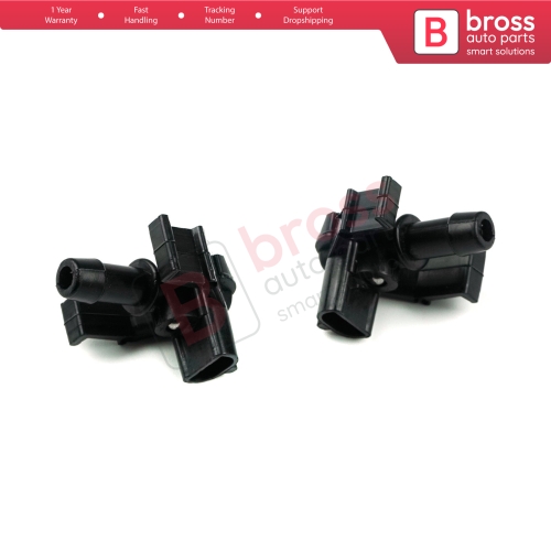 2 Pieces Windscreen Washer Jet Nozzle Left Right Set 51759137 For Fiat Punto Grande Evo Abarth 199 2005-2018