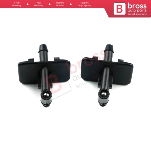 2 Pieces Windscreen Washer Jet Nozzle Left Right Set 1353227080 For Fiat Fiorino 225 Doblo 263 Qubo Combo Nemo Bipper Tepee