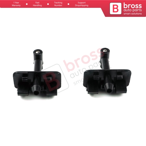 2 Pieces Windscreen Washer Jet Nozzle Left Right Set 1353227080 For Fiat Fiorino 225 Doblo 263 Qubo Combo Nemo Bipper Tepee