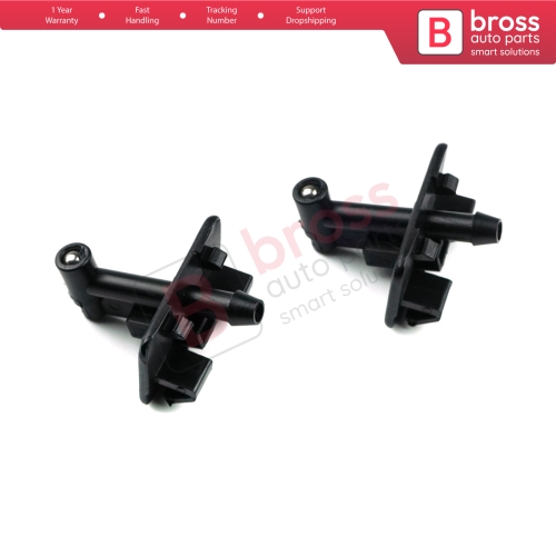 2 Pieces Windscreen Washer Jet Nozzle Left Right Set 1353227080 For Fiat Fiorino 225 Doblo 263 Qubo Combo Nemo Bipper Tepee