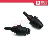 2 Pieces Rear Tailgate Windscreen Washer Jet Nozzle 46818055 For Fiat Doblo 119 263 2000-2021