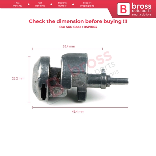 Steering Wheel Ignition Lock Barrel Locking Cylinder Shaft Rod For Hyundai Getz TB 2001-2011